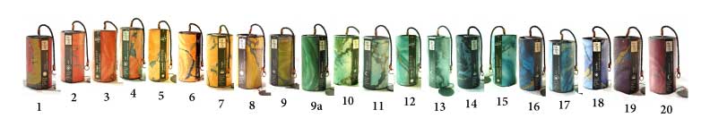 The 21 colours of the Zaphir chimes